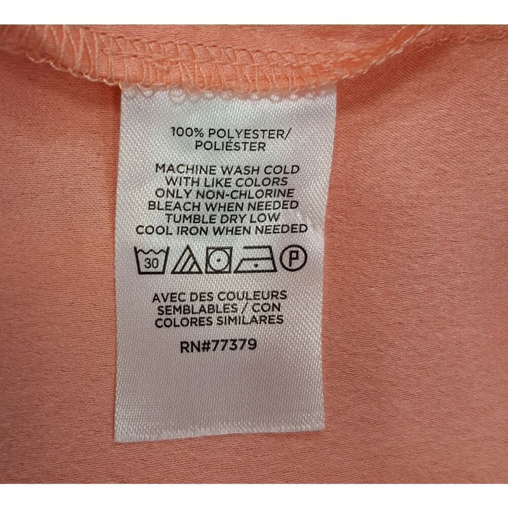 j.crew womens small Swiss dot orange blouse ann Taylor split neck top lot of 2 - Picture 8 of 12